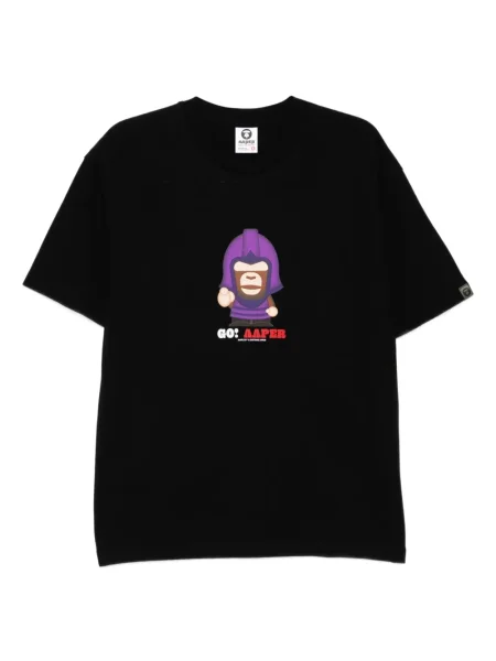 Tricou Aape By A Bathing Ape cu imagine negru