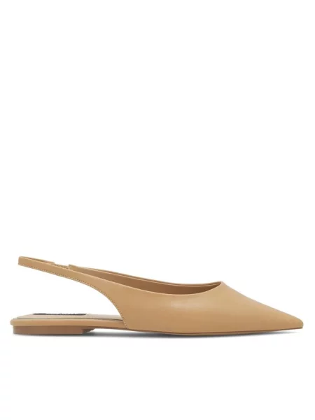 Baleriny Nine West beżowe