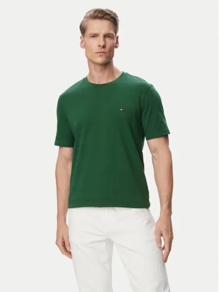 Tričko Tommy Hilfiger zelené