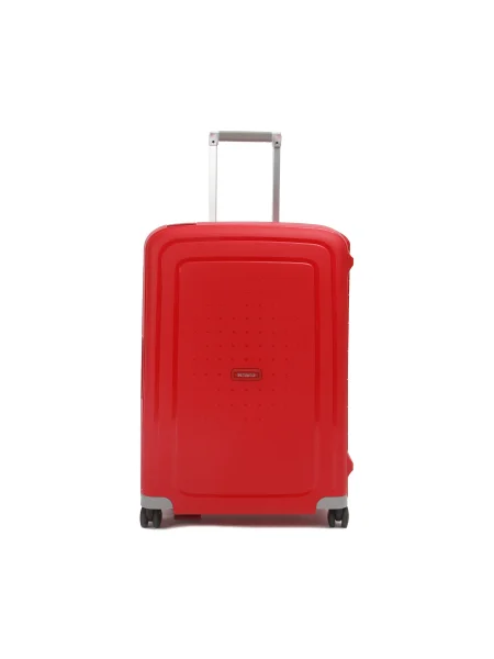 Cestovný kufor Samsonite S'cure Spinner 79 l purpurovo červený