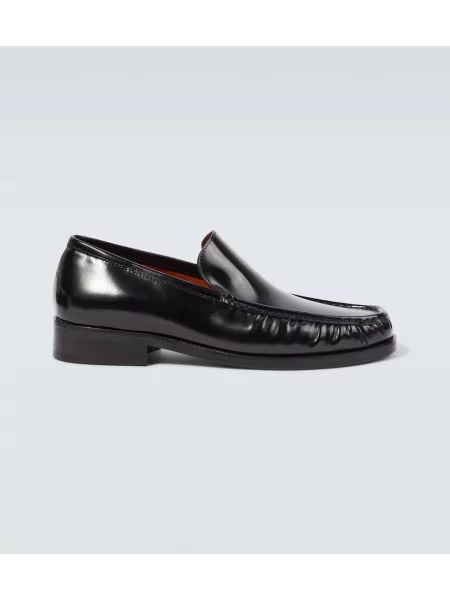 Pantofi loafer Acne Studios din piele negru