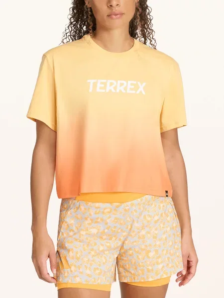 Adidas Terrex Koszulka Terrex Multi Tee Meadow Pack orange pomarańczowa