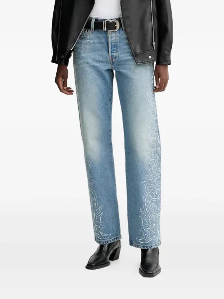 Džínová bunda Levi's s kapucí zelená