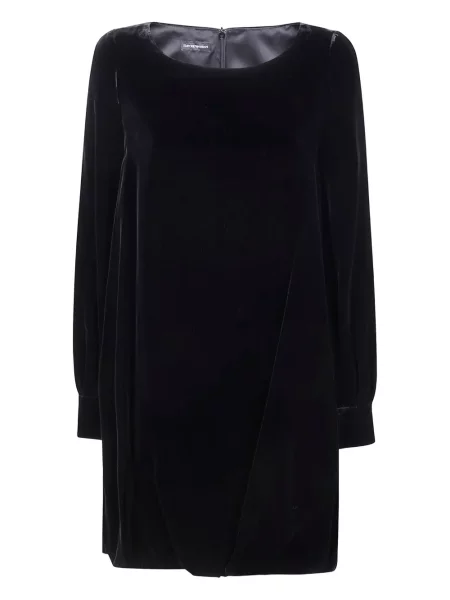 Rochie Emporio Armani din crep de costum negru