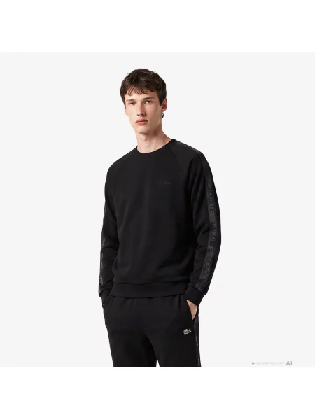 Lacoste Bluza Z Długim Rękawem czarna