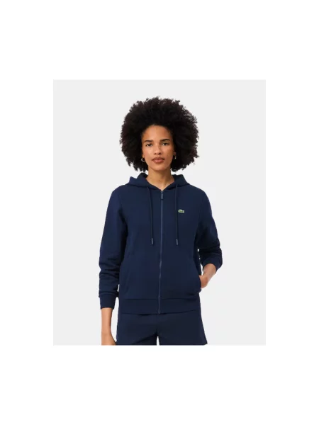 Lacoste Mikina Tmavomodrá modrá