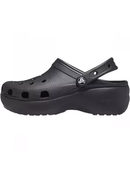 Crocs Papucs Classic Platform Clog fekete