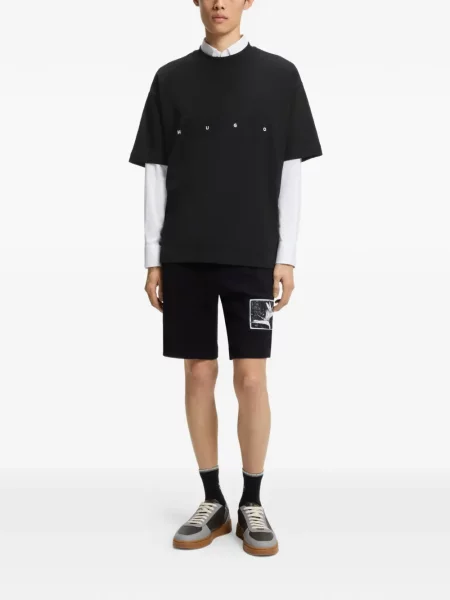 Tricou Hugo cu autograf negru