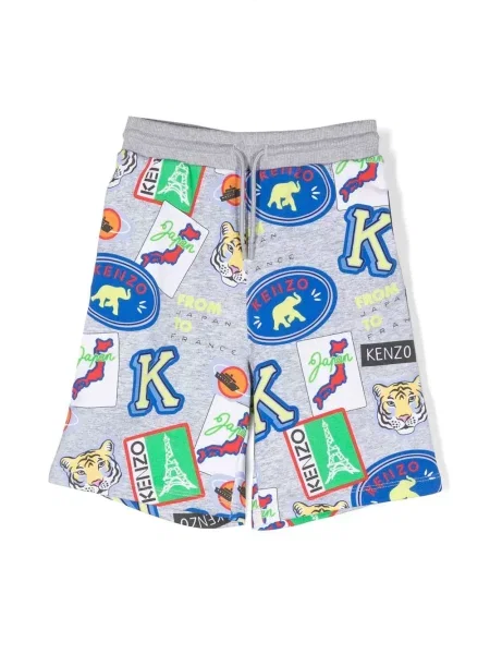 Szorty dziecięce Kenzo szare