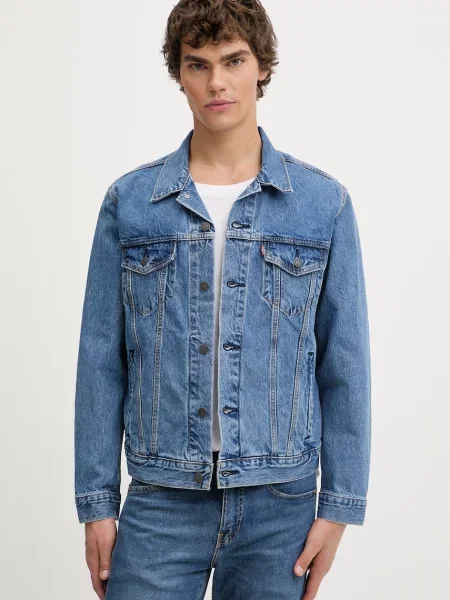 Levi's geacă de blugi din THE JACKET albastru