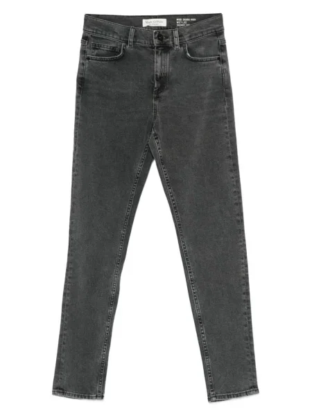 Blugi skinny Marc O'polo cu talie înaltă gri