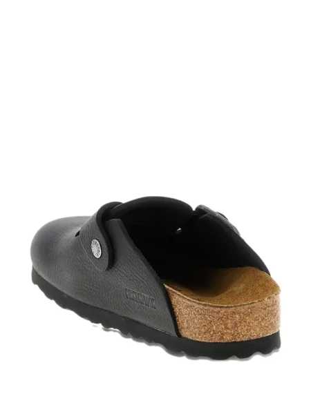 Mules Birkenstock με αγκράφα μαύρο