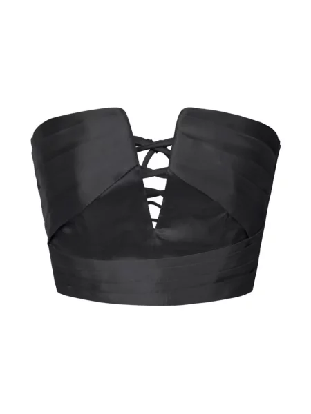 Top Elisabetta Franchi tiulowy czarny