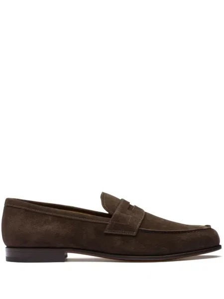 Pantofi loafer Church's din piele de căprioară maro