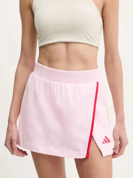 Adidas spódnica W CB Color Pop mini rozkloszowana różowy