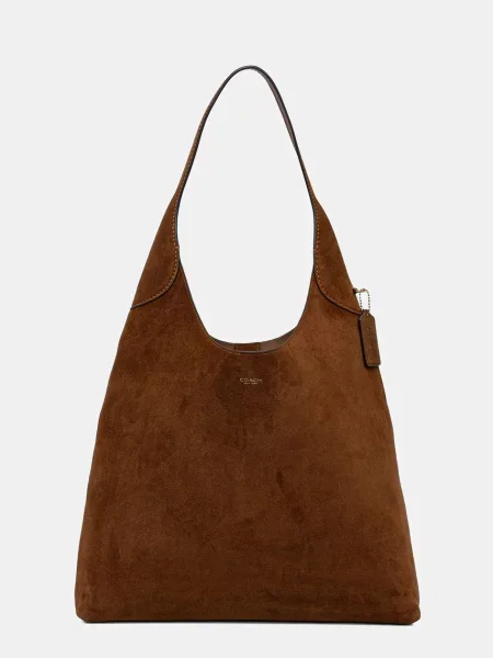 Geanta hobo Coach din piele maro