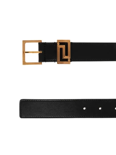 Curea Versace din piele negru