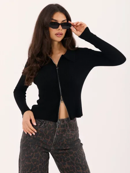Kardigan Italy Moda crna