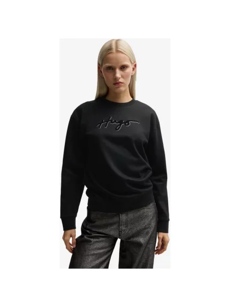 Bluza HUGO Easy Crew czysty XS czarny
