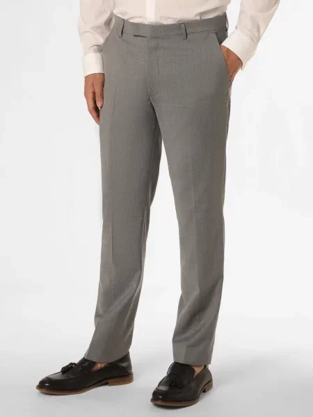 JOOP! spodnie od garnituru modułowego Mężczyźni Modern Fit szary marmurkowy 25