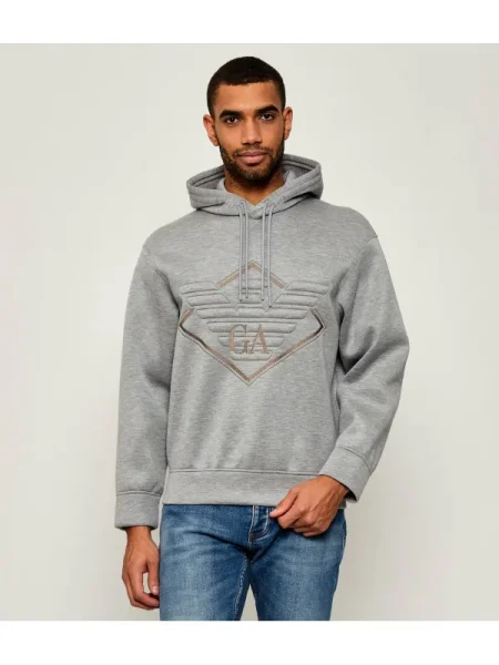 Emporio Armani Hanorac | Oversize fit gri