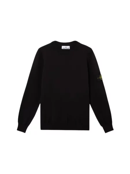 Sweter Stone Island z kamieniami czarny