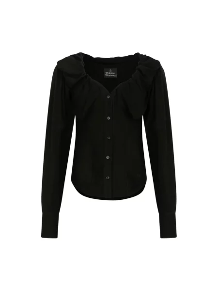 Bluzka Vivienne Westwood drapowana czarna