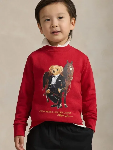 Polo Ralph Lauren Dětská mikina červená