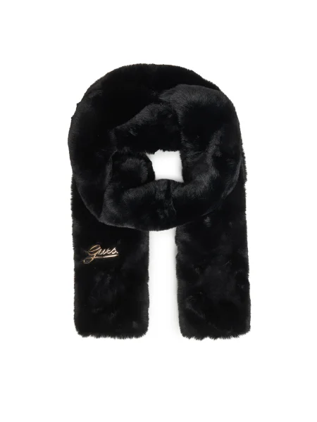 Шал Guess с изчистен дизайн черно