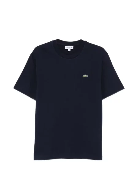 Tricou Lacoste cu autograf albastru