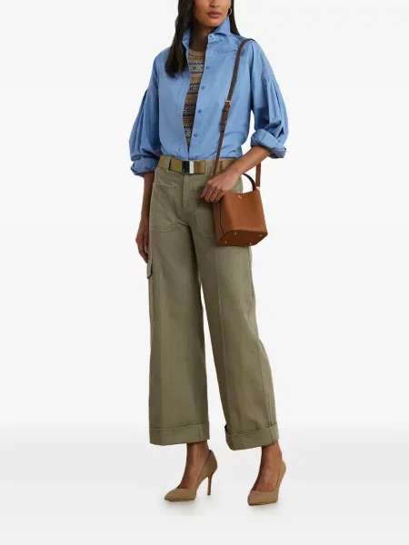 Πουκάμισο Lauren Ralph Lauren μπλε