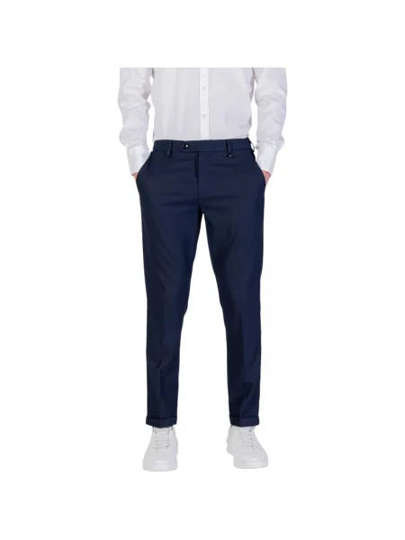 Cropp pantaloni Antony Morato din țesătură twill albastru