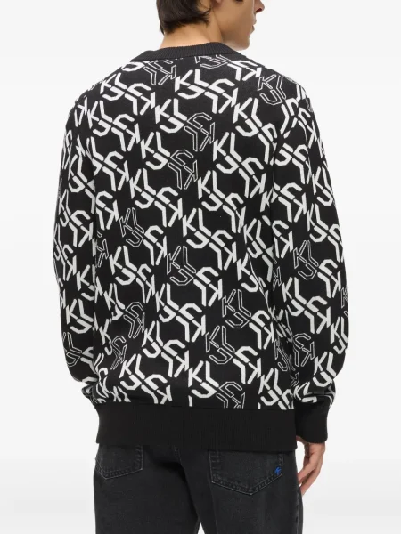 Pulover Karl Lagerfeld Jeans negru