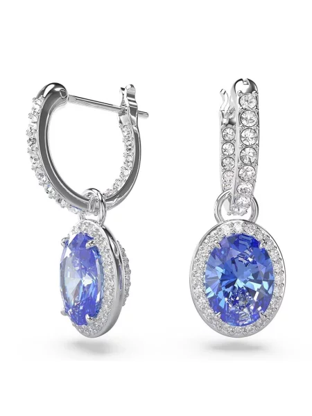 Kolczyki Swarovski szare
