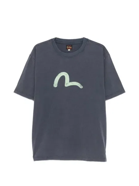 Tricou Evisu cu imagine albastru