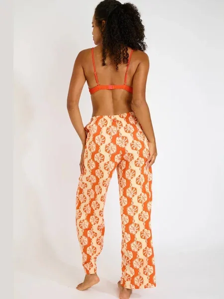 Plážové nohavice Banana Moon Sarong oranžová