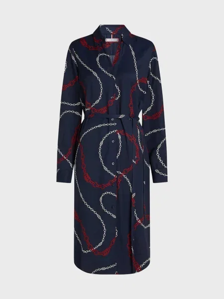 Сукня Tommy Hilfiger без кісточок синя