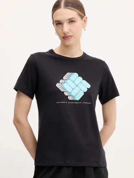 Тениска Columbia Sun Trek черно