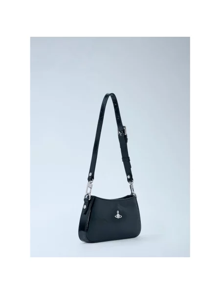 Torebka Vivienne Westwood z logo czarna