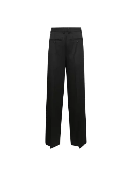 Spodnie Mm6 Maison Margiela z twillu czarne