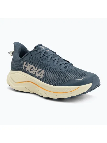 Мъжки обувки за бягане HOKA Challenger 8 Wide faded navy/pampas grass синьо