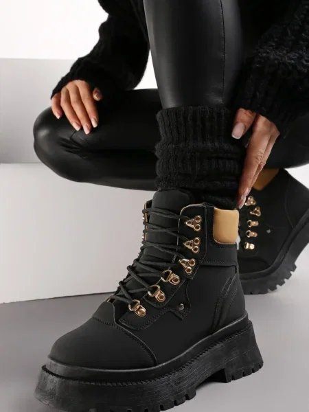 Botine Leuna negre
