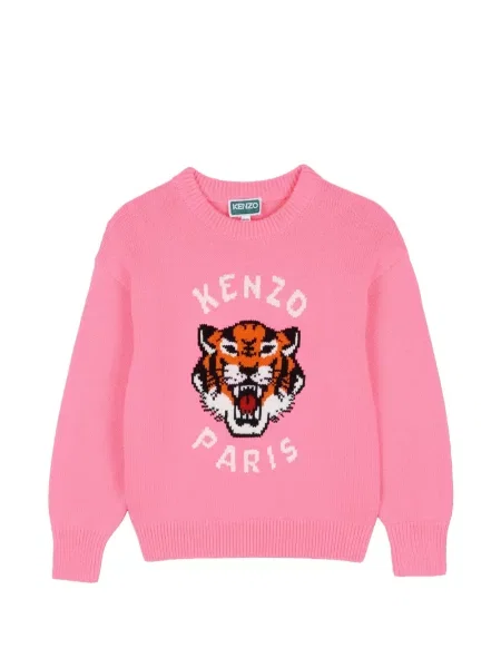 Sweter dziecięcy Kenzo różowy