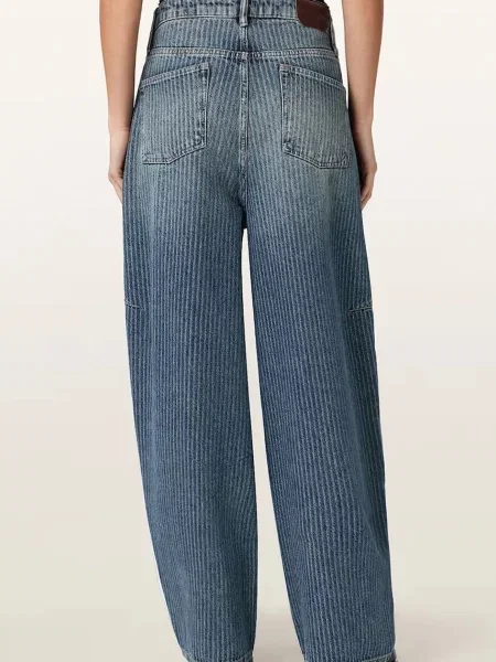 AllSaints джинси barrel CARTER STRIPE JEAN
