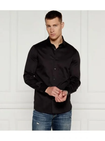Emporio Armani Cămașă negru
