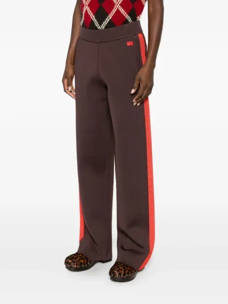 Pantaloni Wales Bonner maro