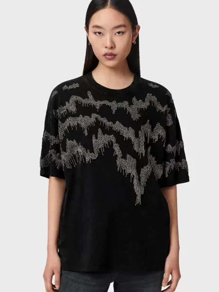 Футболка Allsaints чорна