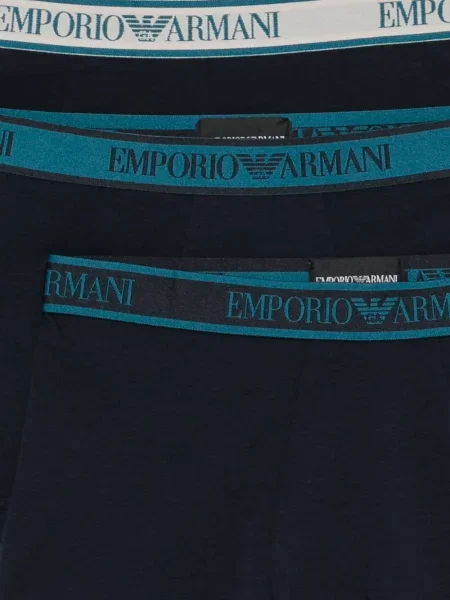 Boxerky Emporio Armani s autogramem modré