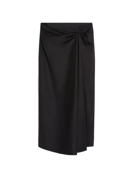 Fustă midi Max Mara până la genunchi negru