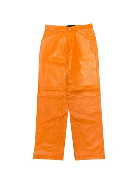 Pantaloni Sp5der portocaliu